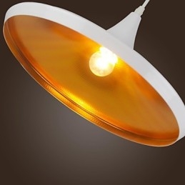 Lampă suspendată din metal, modernă, contemporană, pictură retro