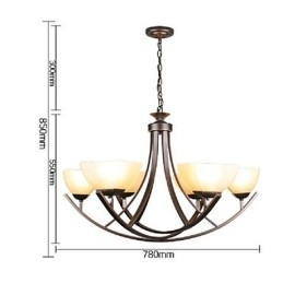 Lumină suspendată de lux Iluminat rustic Iluminat