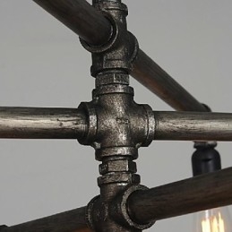 Lampă tradițională clasică vintage retro lanternă țară pictură metal pandantiv