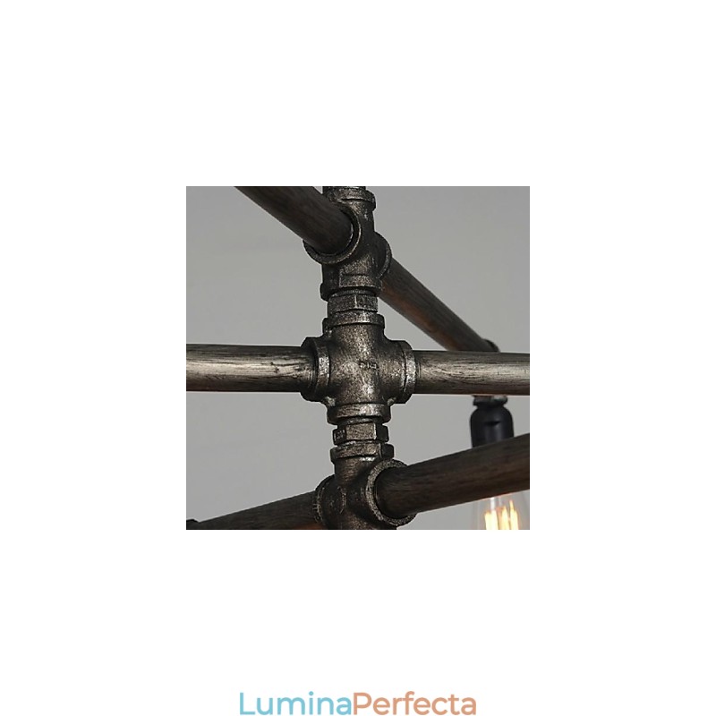 Lampă tradițională clasică vintage retro lanternă țară pictură metal pandantiv