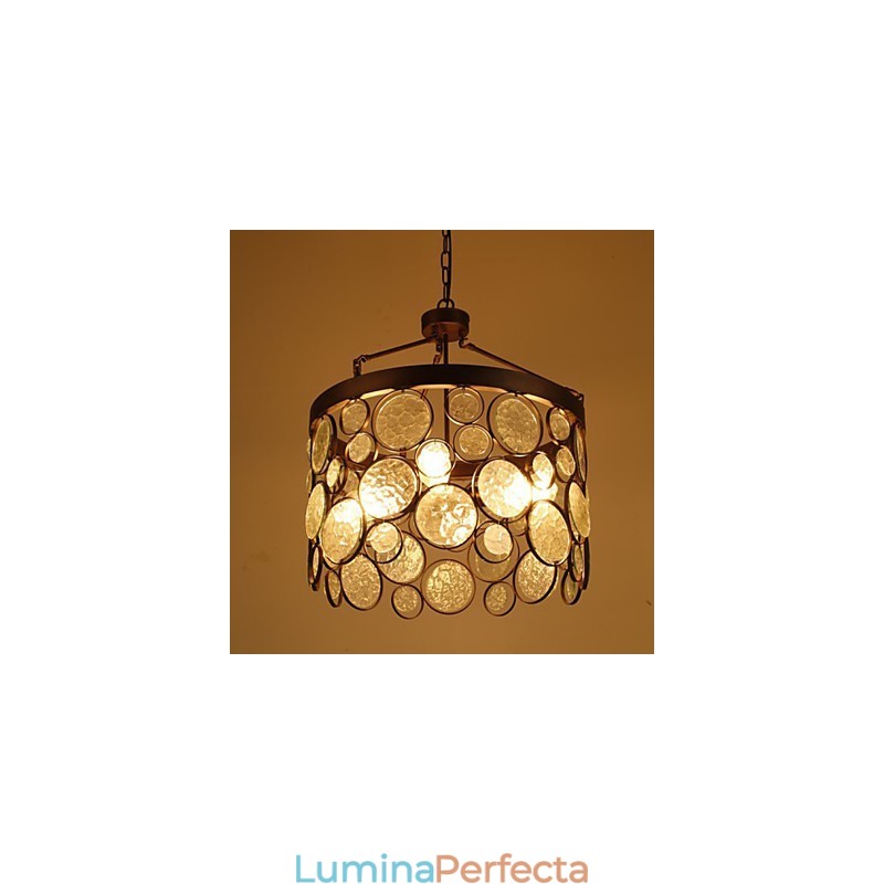 Candelabru vintage din sticla din fier