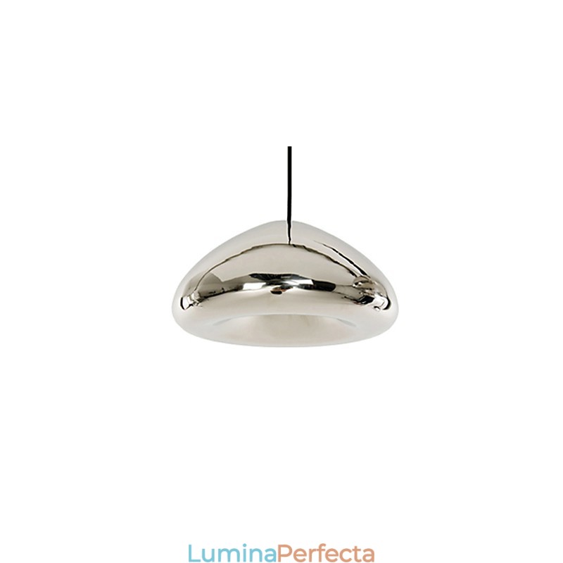 Lampă suspendată din metal cu pictură modernă contemporană