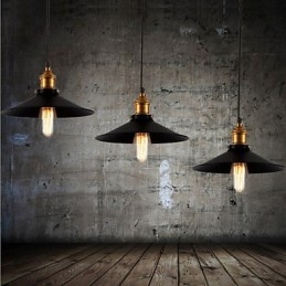 Lampă suspendată în stil european, retro, clasică, Artă Droplight Dă diametrul becului 22CM