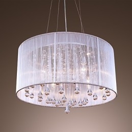 Lampă suspendată metalică galvanizată, modernă și contemporană