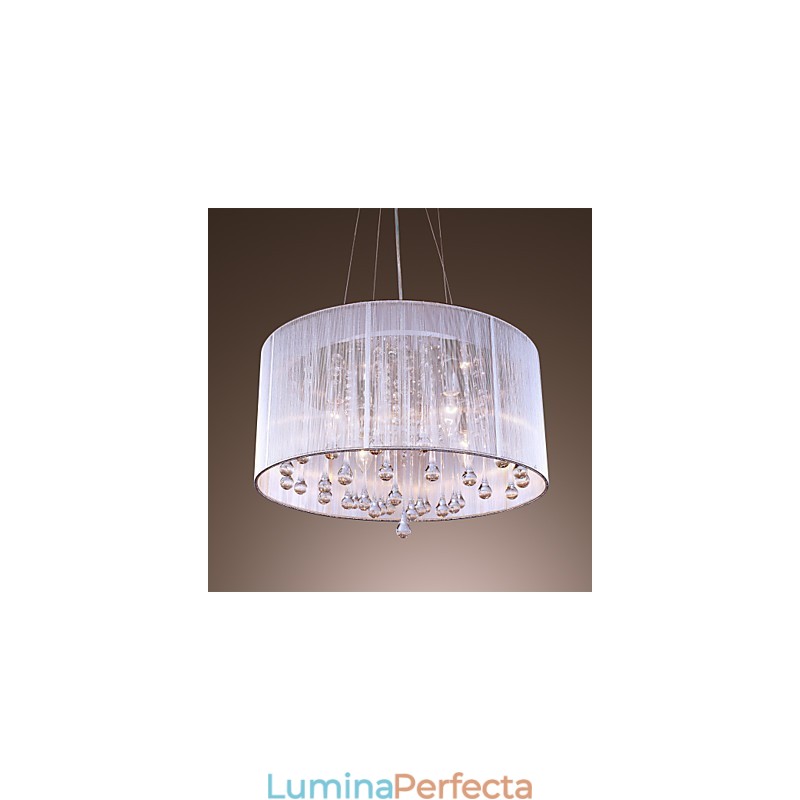 Lampă suspendată metalică galvanizată, modernă și contemporană