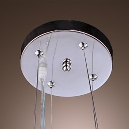 Lampă suspendată metalică galvanizată, modernă și contemporană