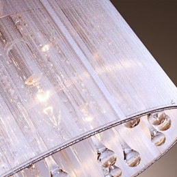 Lampă suspendată metalică galvanizată, modernă și contemporană