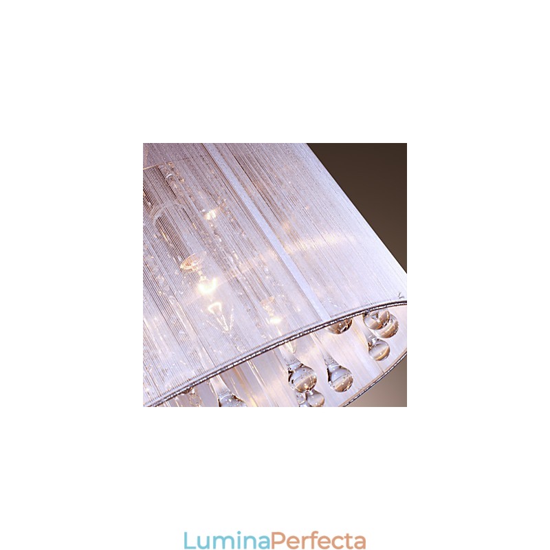 Lampă suspendată metalică galvanizată, modernă și contemporană