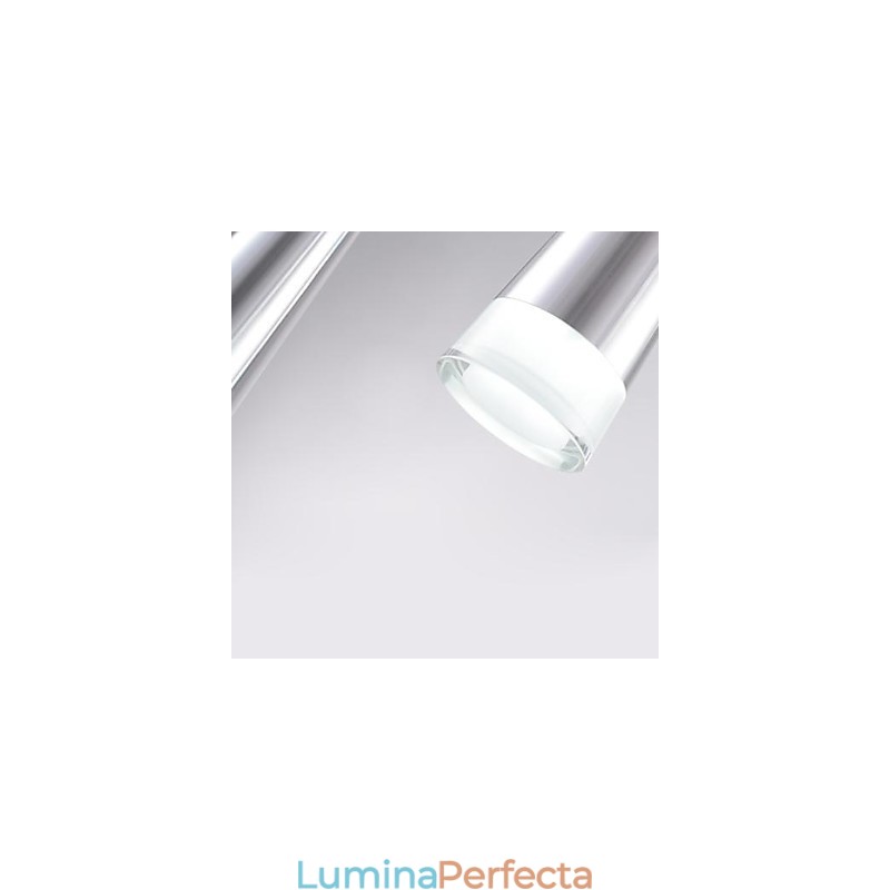 Lampă suspendată modernă, din metal cromat