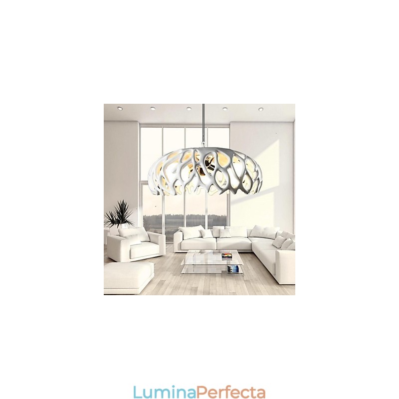 Lampă suspendată din rășină cu pictură modernă contemporană