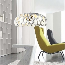 Lampă suspendată din rășină cu pictură modernă contemporană