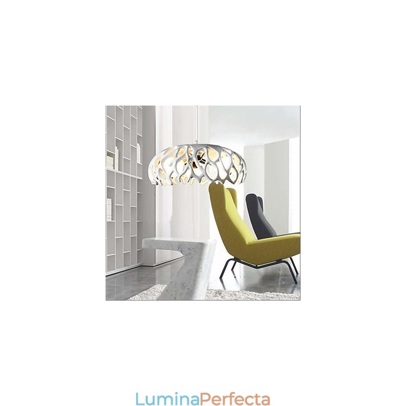 Lampă suspendată din rășină cu pictură modernă contemporană