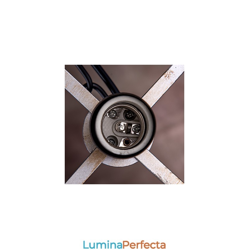 Pandantiv 1 Lumină Pictură Vintage Minimalist Fier