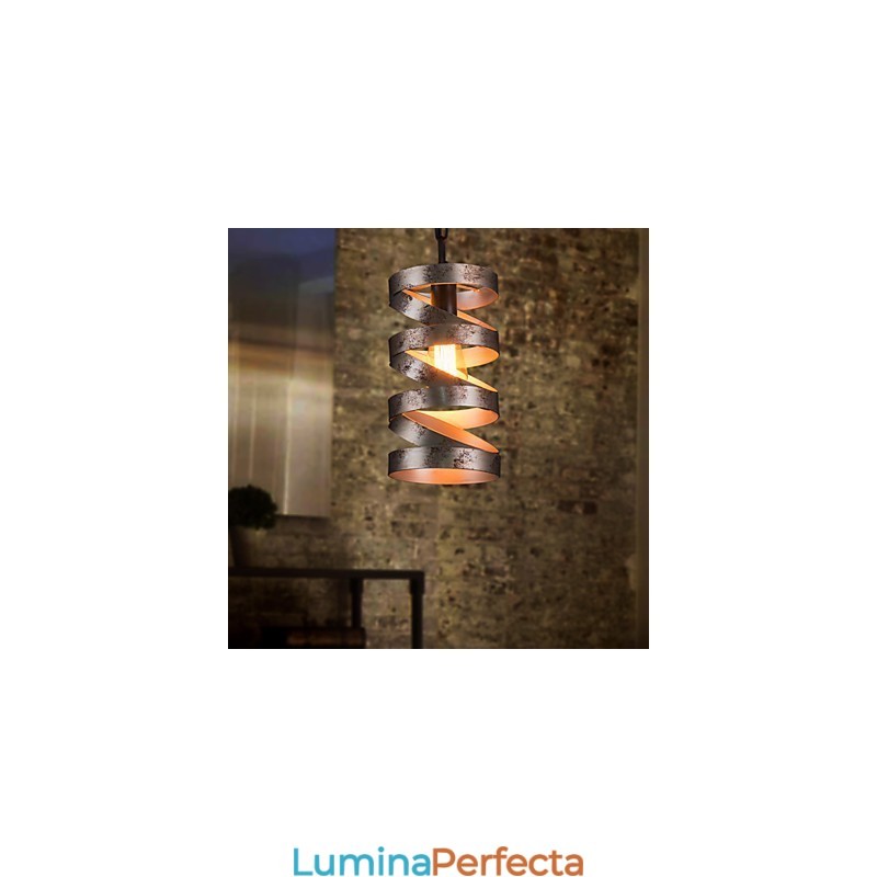 Pandantiv 1 Lumină Pictură Vintage Minimalist Fier
