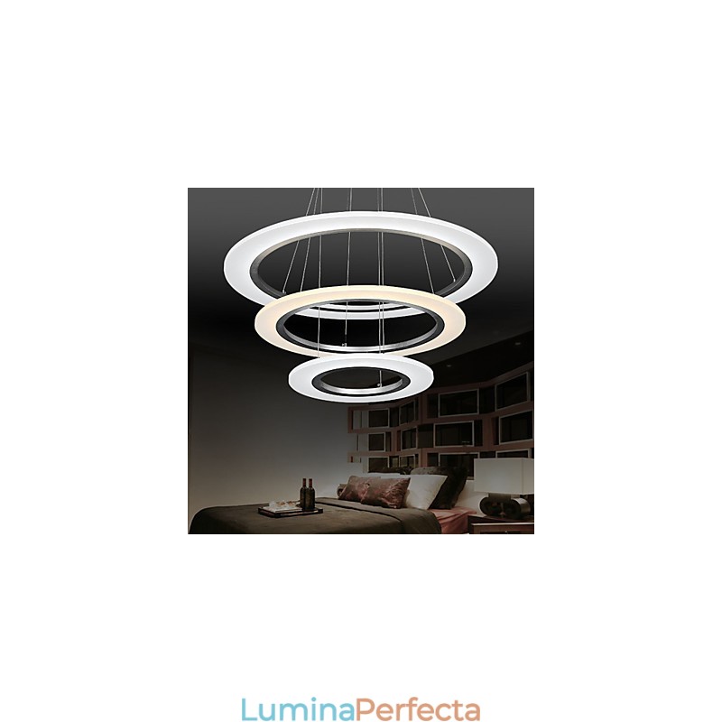 Lampă suspendată din acril Candelabru Iluminat de tavan cu formă DIY