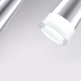 Lampă suspendată modernă, din metal cromat