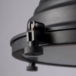 Lampă retro neagră din fier și abajur din sticlă magazin