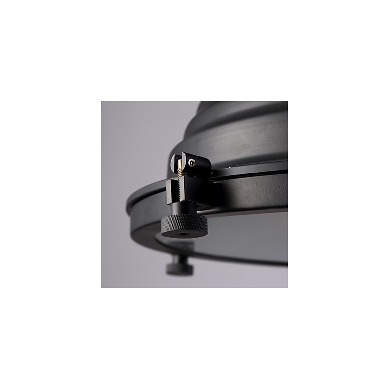 Lampă retro neagră din fier și abajur din sticlă magazin