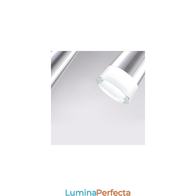 Lampă suspendată modernă, din metal cromat