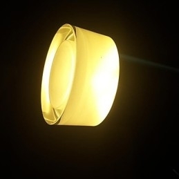 Lampă suspendată modernă, din metal cromat