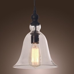 Lampă de suspendare galvanizată în stil clasic cu bol vintage tradițional