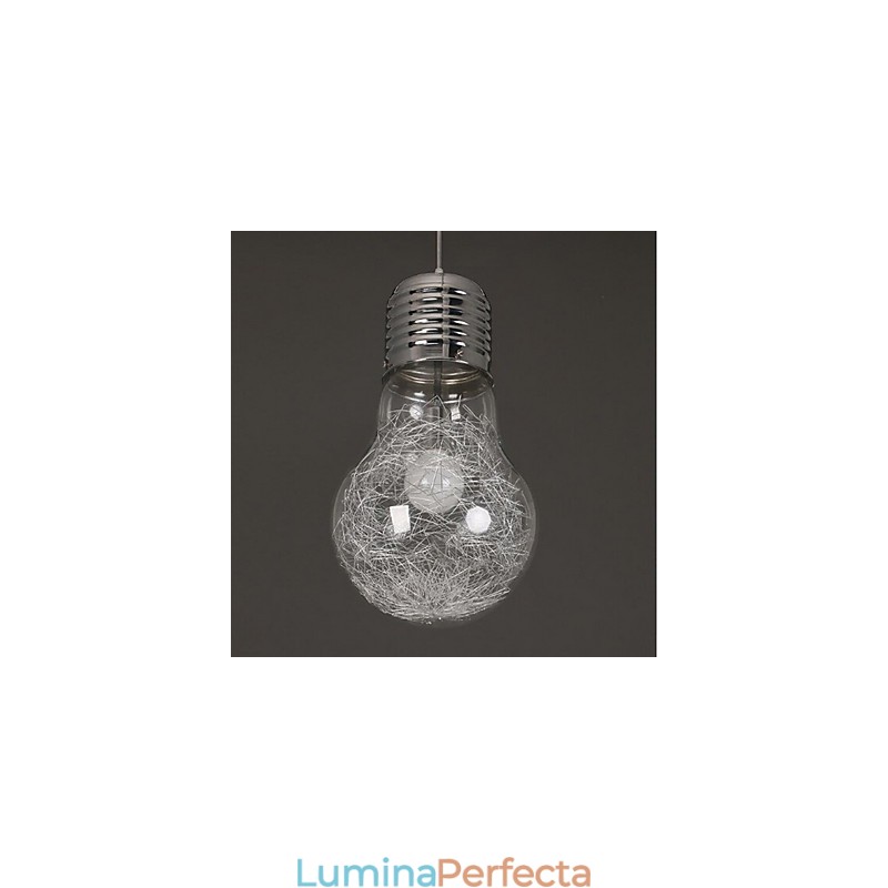 Idei simple cu un bec mare Candelabru din sticlă Lampă Droplight