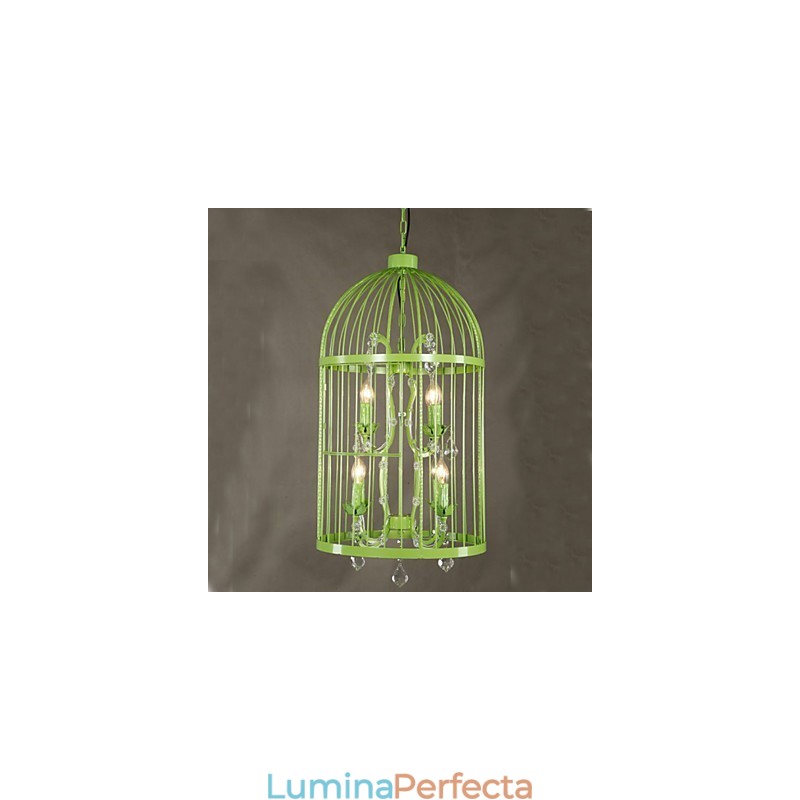 Candelabru de epocă cușcă de fier pentru scară, cristal A