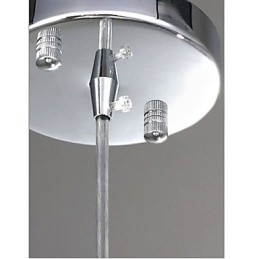 Lampă suspendată galvanizată în stil modern Globe Crystal Mini