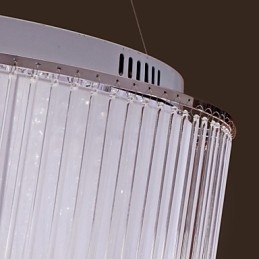 Lampă suspendată galvanizată cu tambur, modernă și contemporană