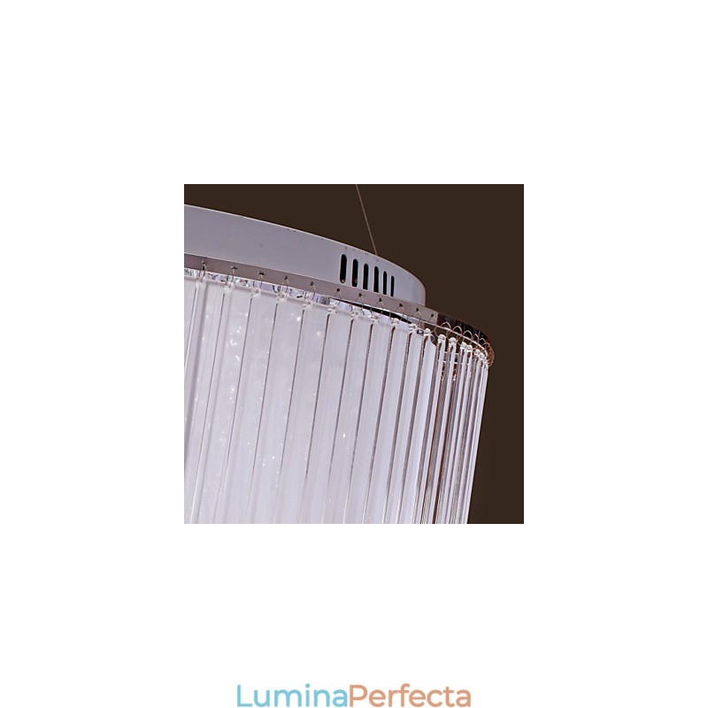 Lampă suspendată galvanizată cu tambur, modernă și contemporană
