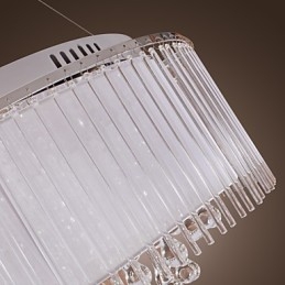 Lampă suspendată galvanizată cu tambur, modernă și contemporană