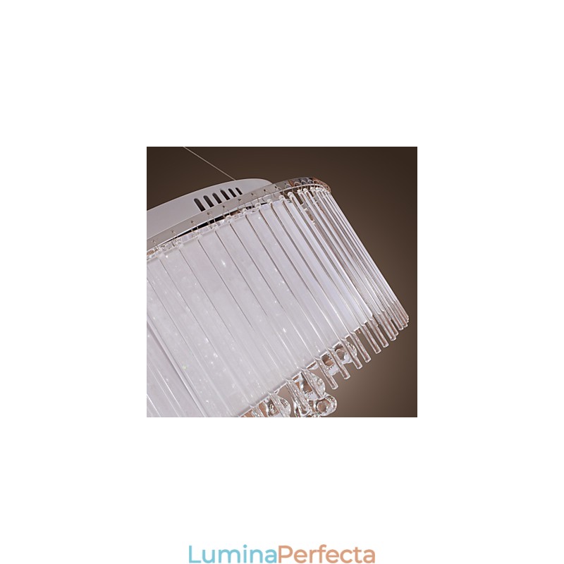 Lampă suspendată galvanizată cu tambur, modernă și contemporană