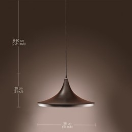 Lampă suspendată cu pictură modernă, contemporană, în stil retro, mini