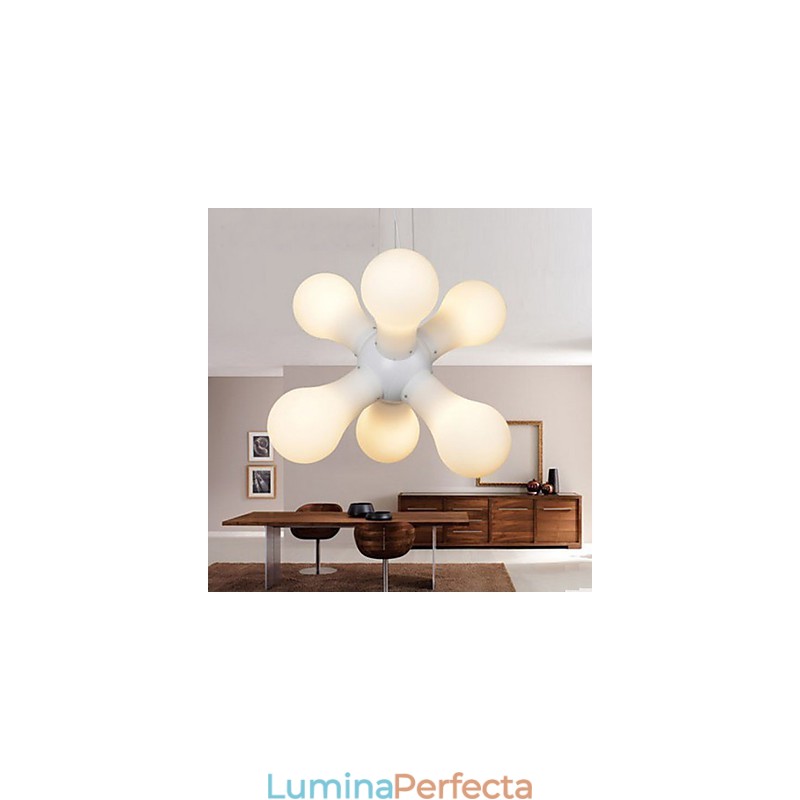 Lampă suspendată din sticlă simplă