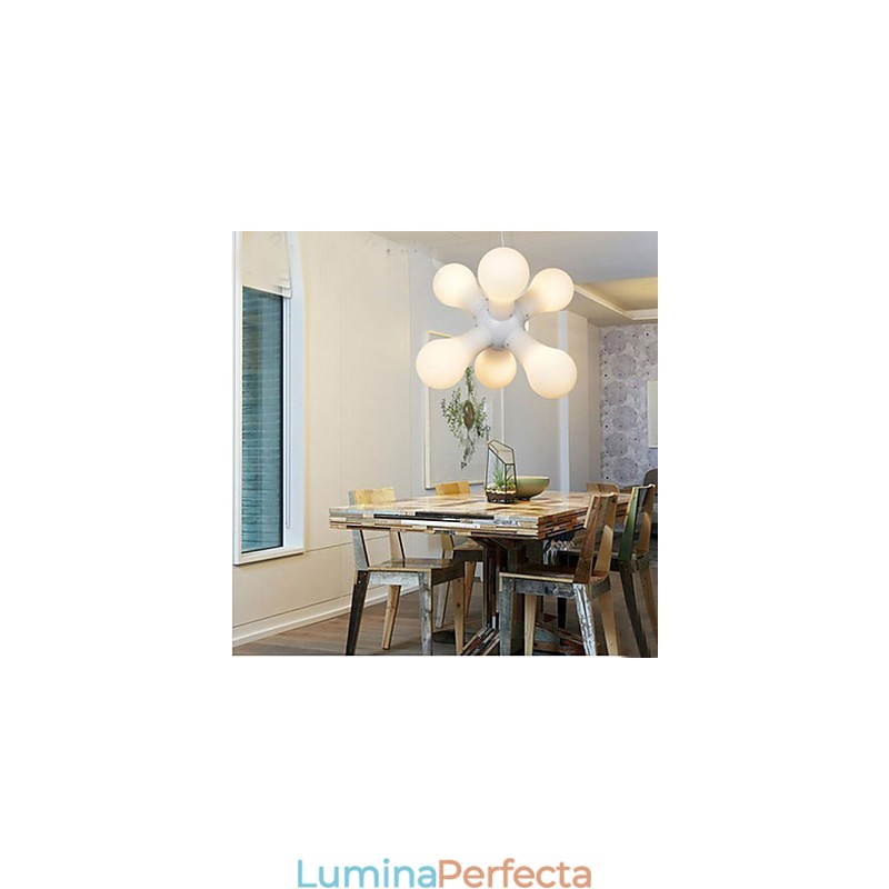 Lampă suspendată din sticlă simplă