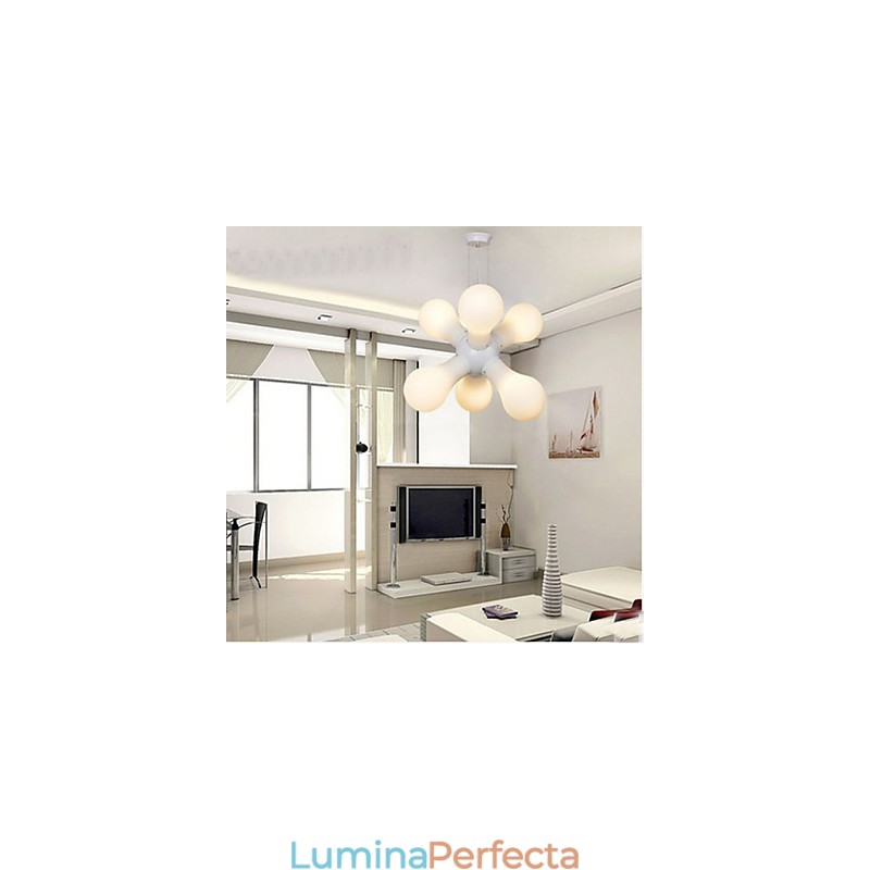 Lampă suspendată din sticlă simplă