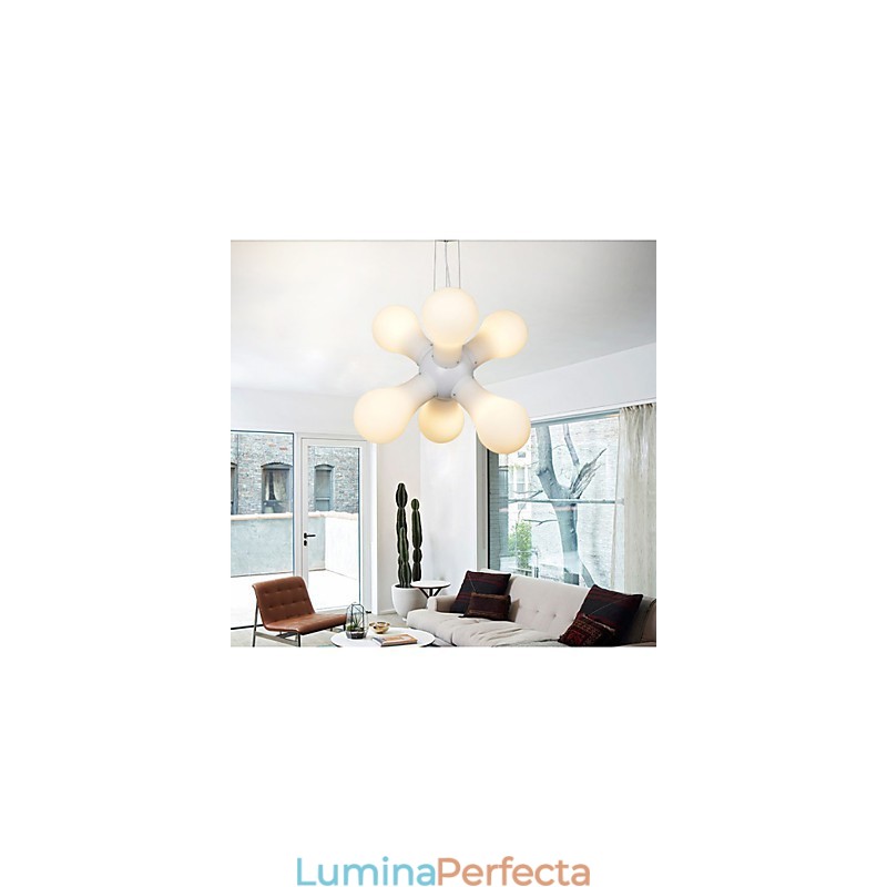 Lampă suspendată din sticlă simplă