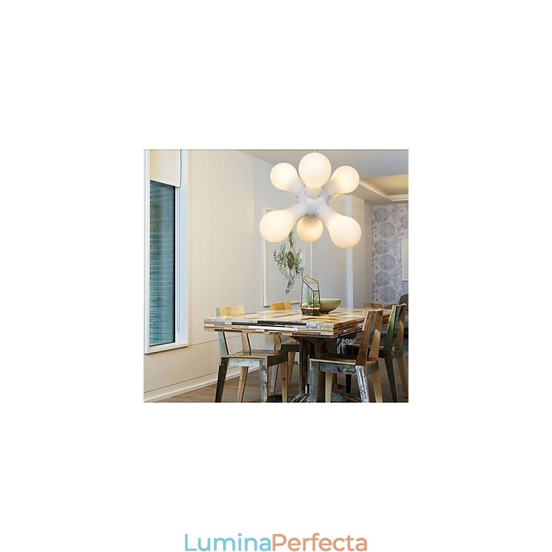 Lampă suspendată din sticlă simplă