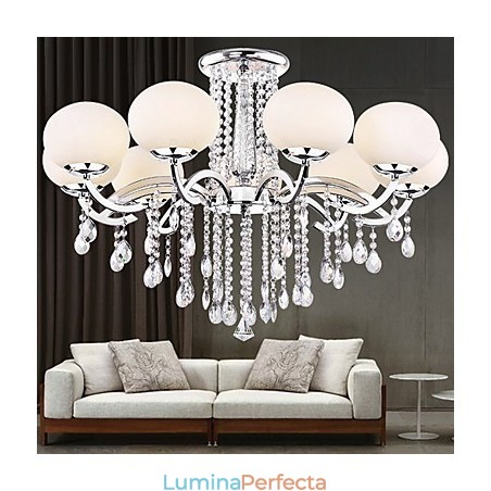 Candelabru Cristal Luxury Modern Living 9 Lumini Candelabru Cristal Luxury Modern Living 9 Lumini
