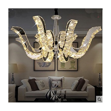 Lampă de cristal Lumânare modernă de lux Lampă cu pandantiv din cristal Lampă de cristal Lumânare modernă de lux Lampă cu pandantiv din cristal