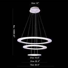 Lampă suspendată din acrilic cu pictură modernă și contemporană de 75 W