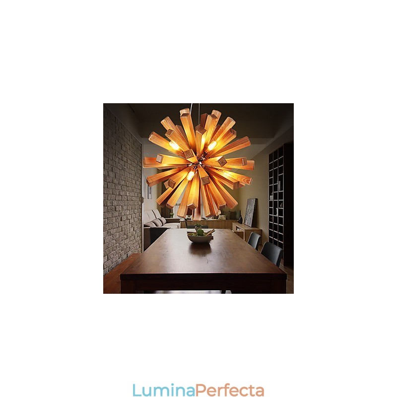 Lampe suspendate Country Wood Bamboo