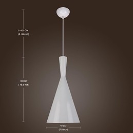 Lampă suspendată din metal, modernă, contemporană, retro, pictură de țară
