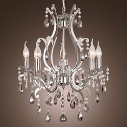 Candelabru clasic tradițional cromat