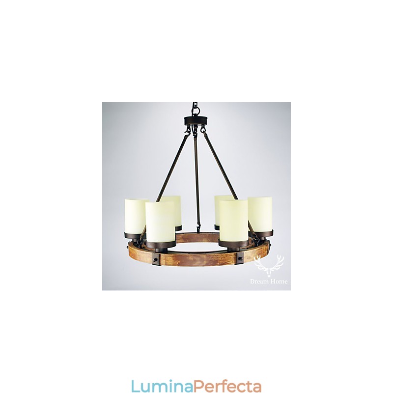 Candelabru din lemn vechi de epocă