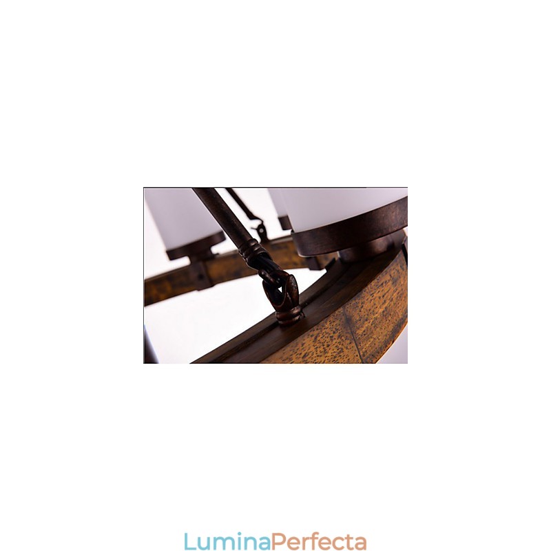 Candelabru din lemn vechi de epocă