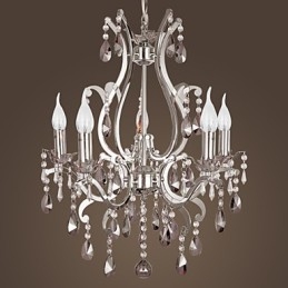 Candelabru clasic tradițional cromat