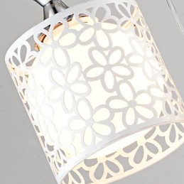 Lampă din fier forjat, contemporană și contractată, cu trei cristale creative