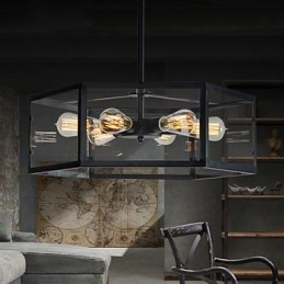 Lampe suspendate Mini Style Retro Garage Metal