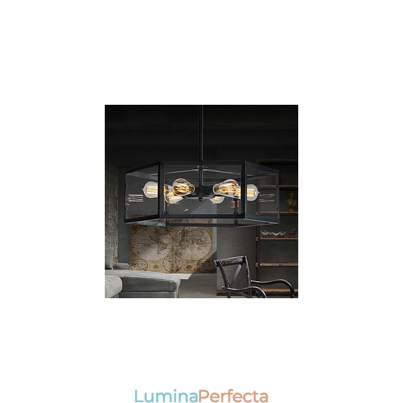 Lampe suspendate Mini Style Retro Garage Metal